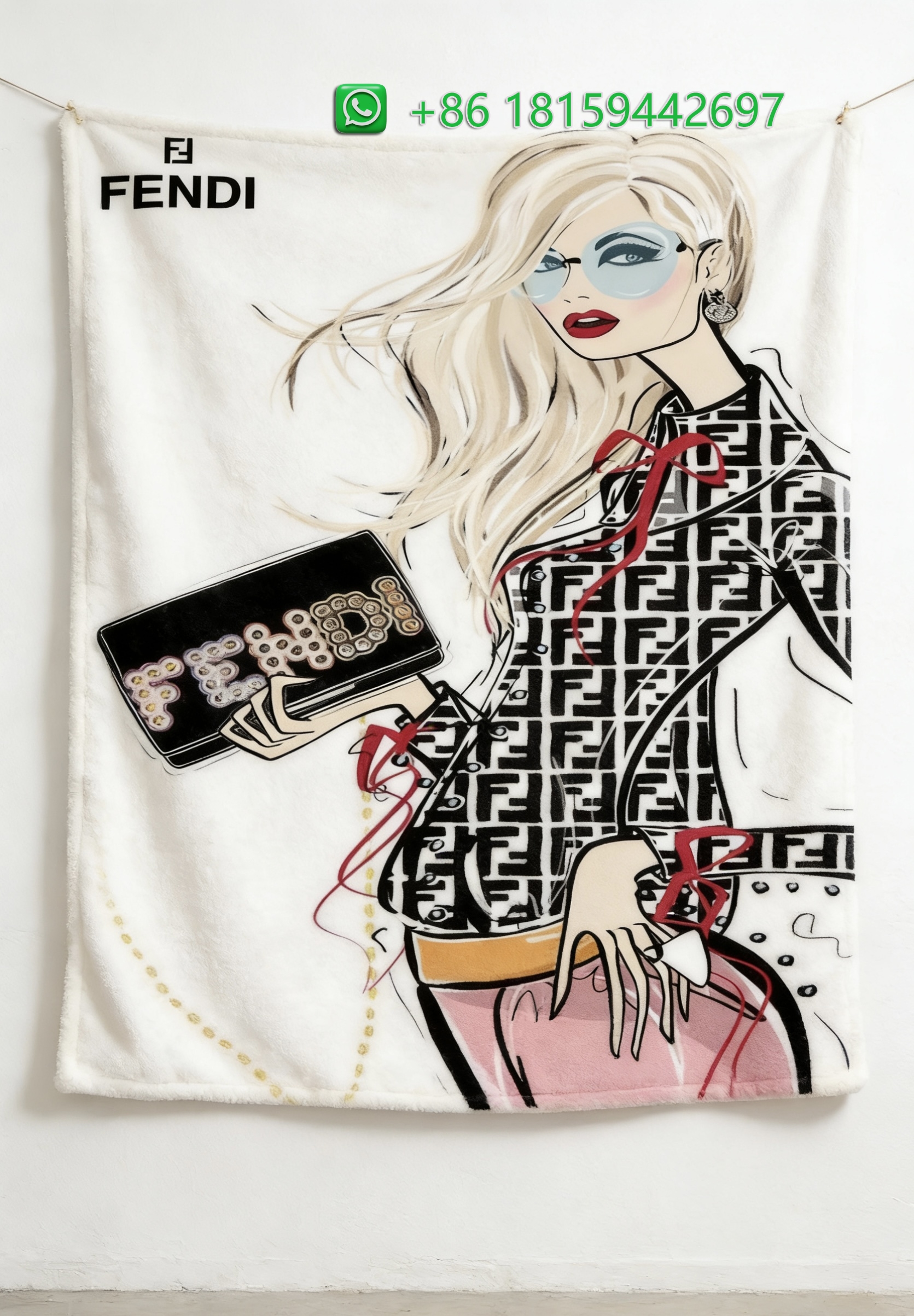 Fendi Throw Blankets
